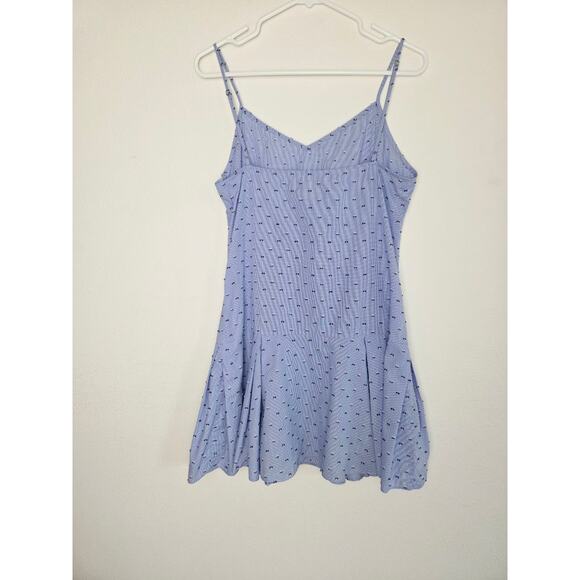 Derek Lam 10 Crosby Dress Set 10 Medium Blue Navy Sleeveless - Picture 9 of 15